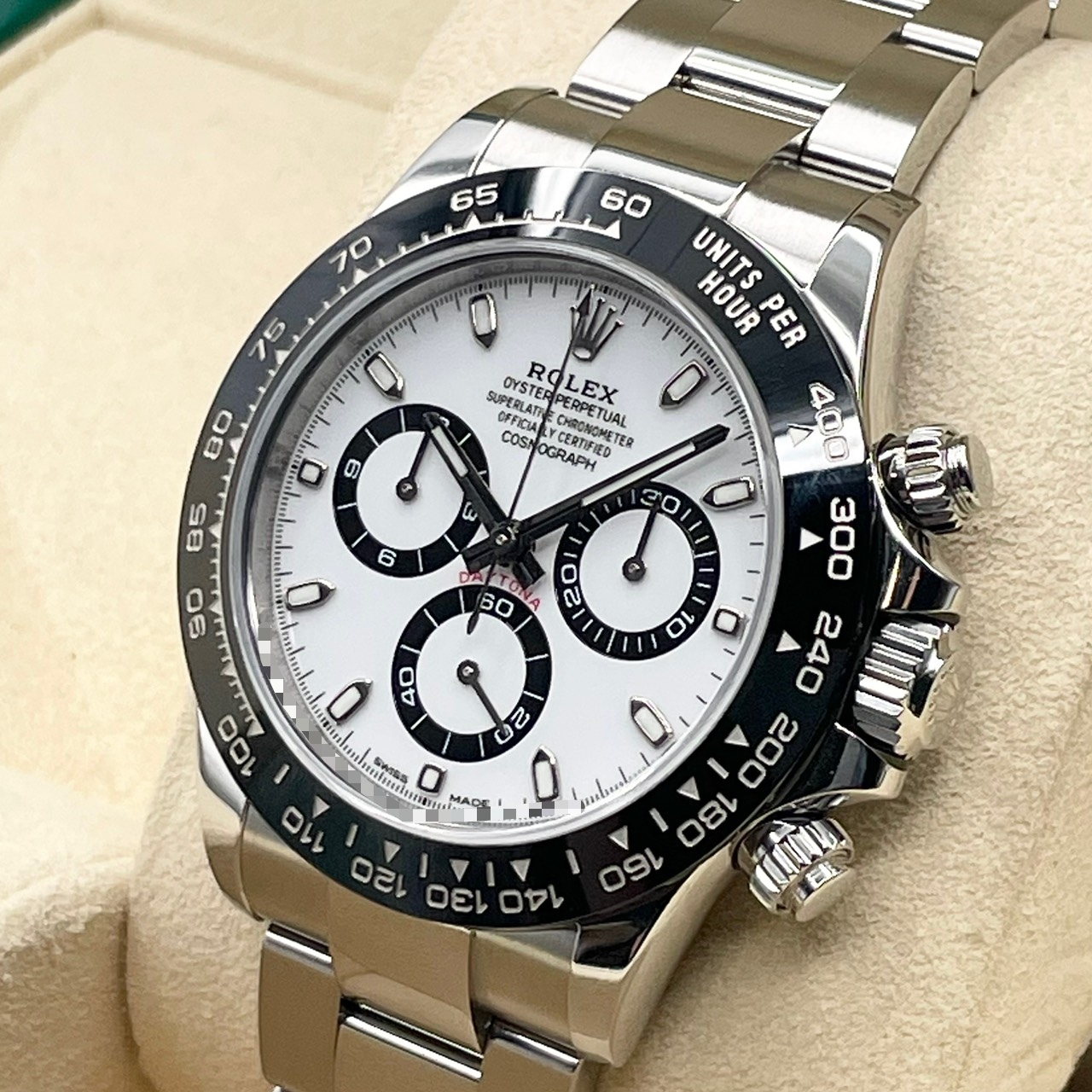 ����å��� �ǥ��ȥ� 116500LN ���ƥ�쥹�������� �ۥ磻�� 40mm