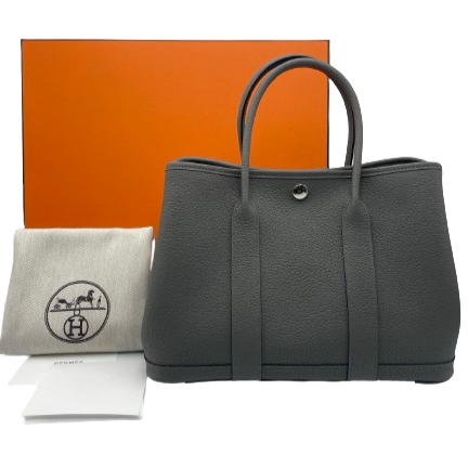 エルメス　ガーデンパーティーTPM グリアスファルト　美品希少カラー エルメス(HERMES)エルメス ガーデンパーティTPM グリ