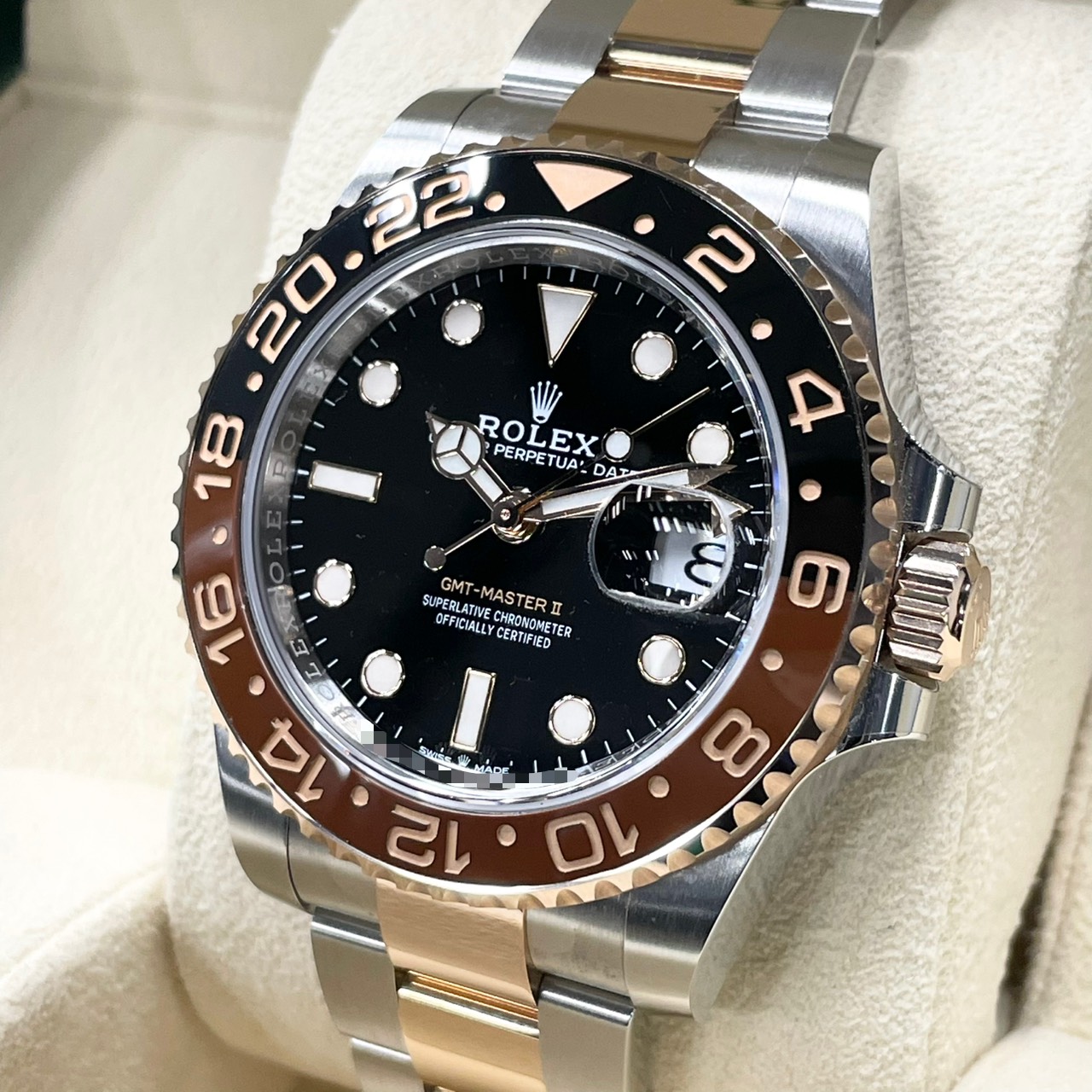 ��������ꡪ���夬�����Ρֺ��פ��㤤���ۥ���å��� GMT�ޥ�����II 126711CHNR ���ե����� �֥�å� 40mm