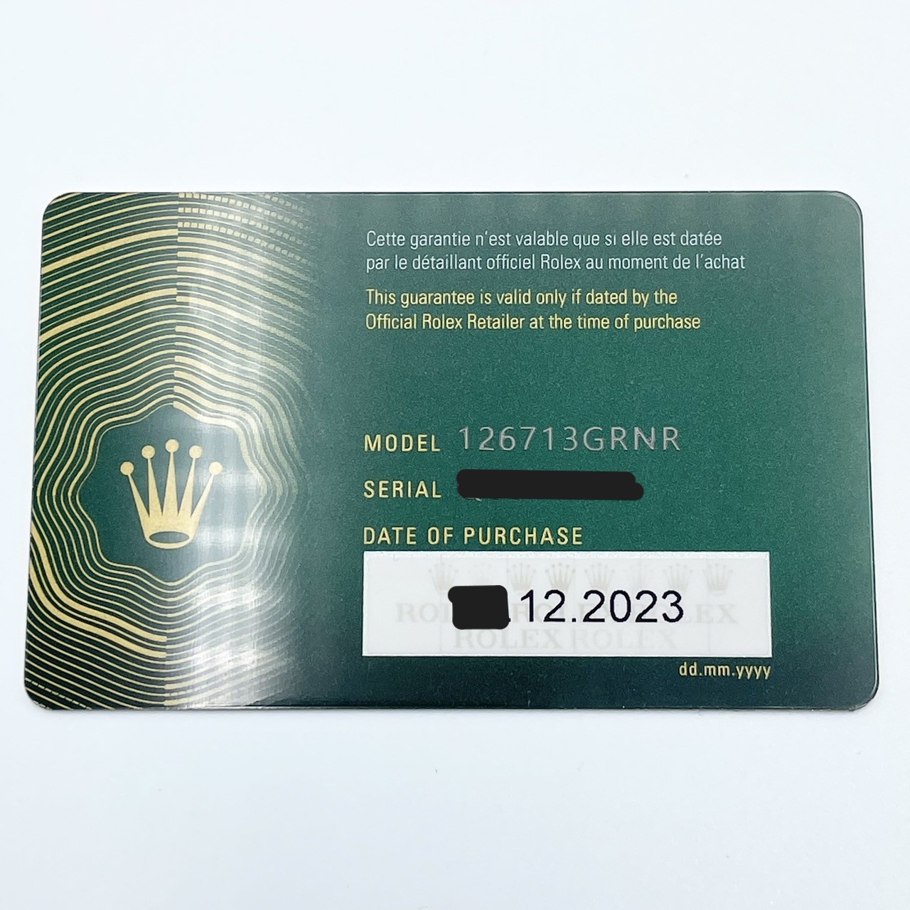 ����å��� GMT�ޥ�����II 126713GRNR �֥�å� 40mm