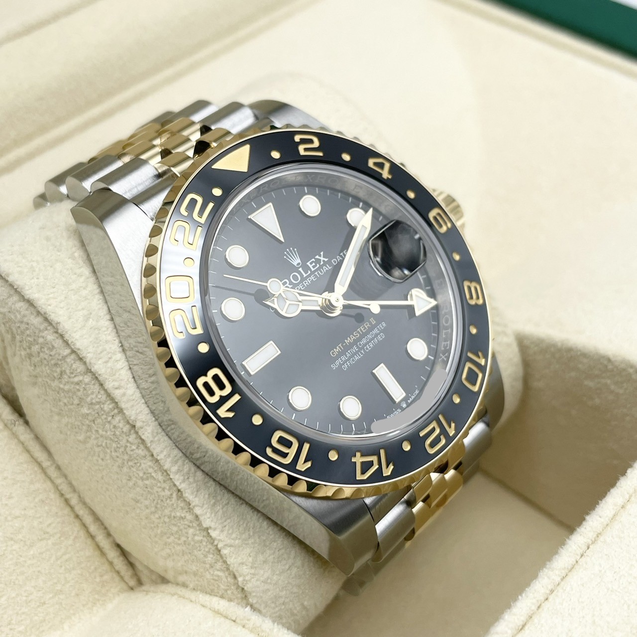 ����å��� GMT�ޥ�����II 126713GRNR �֥�å� 40mm