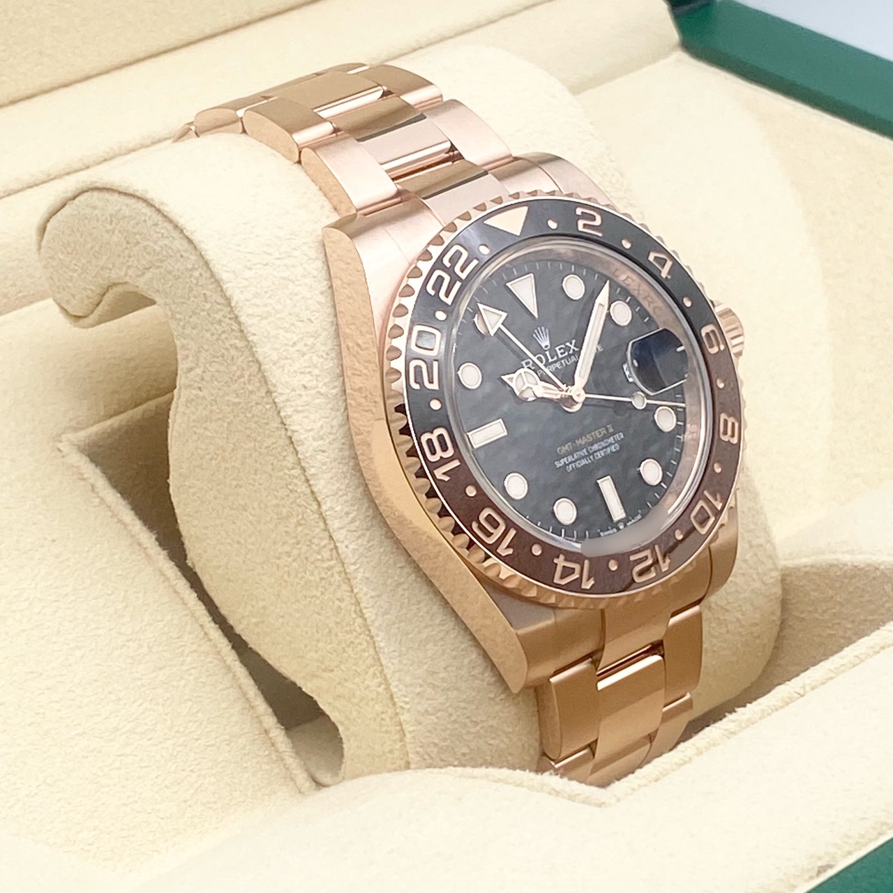 ����å��� GMT�ޥ�����II 126715CHNR �֥�å� 40mm