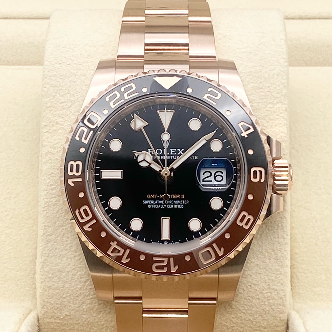 ����å��� GMT�ޥ�����II 126715CHNR �֥�å� 40mm