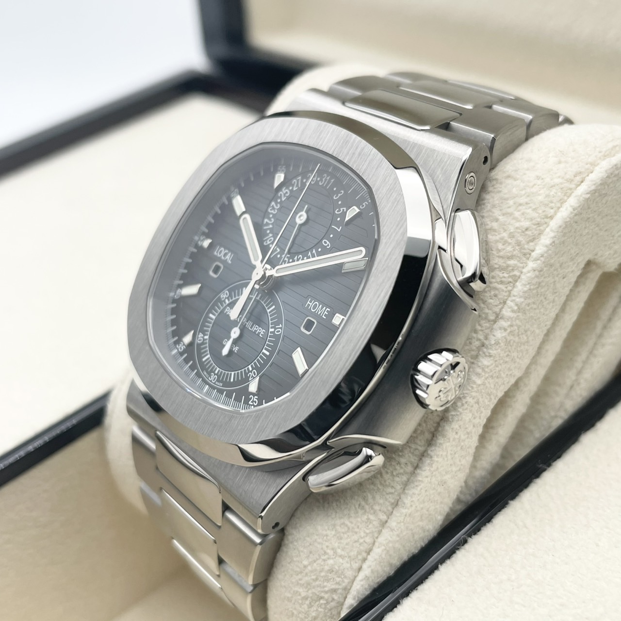 �ڿ��Хå�����͡����ۥѥƥå��ե���å� �Ρ����饹 5990/1A-011 �֥롼 40.5mm