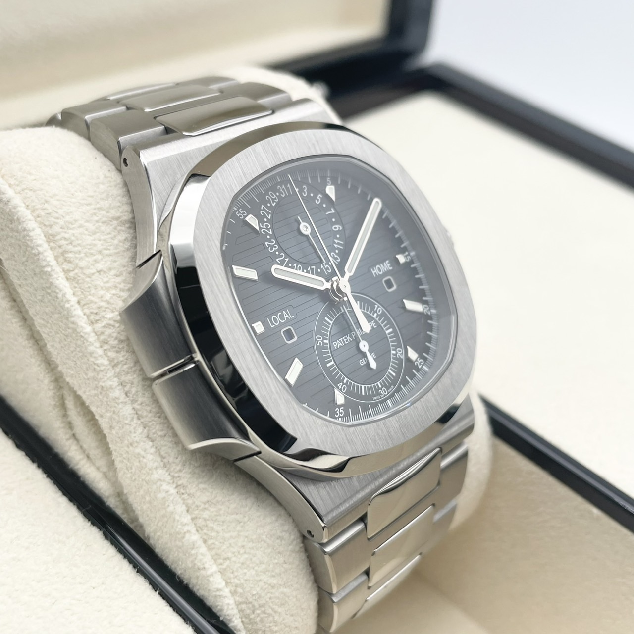 �ڿ��Хå�����͡����ۥѥƥå��ե���å� �Ρ����饹 5990/1A-011 �֥롼 40.5mm