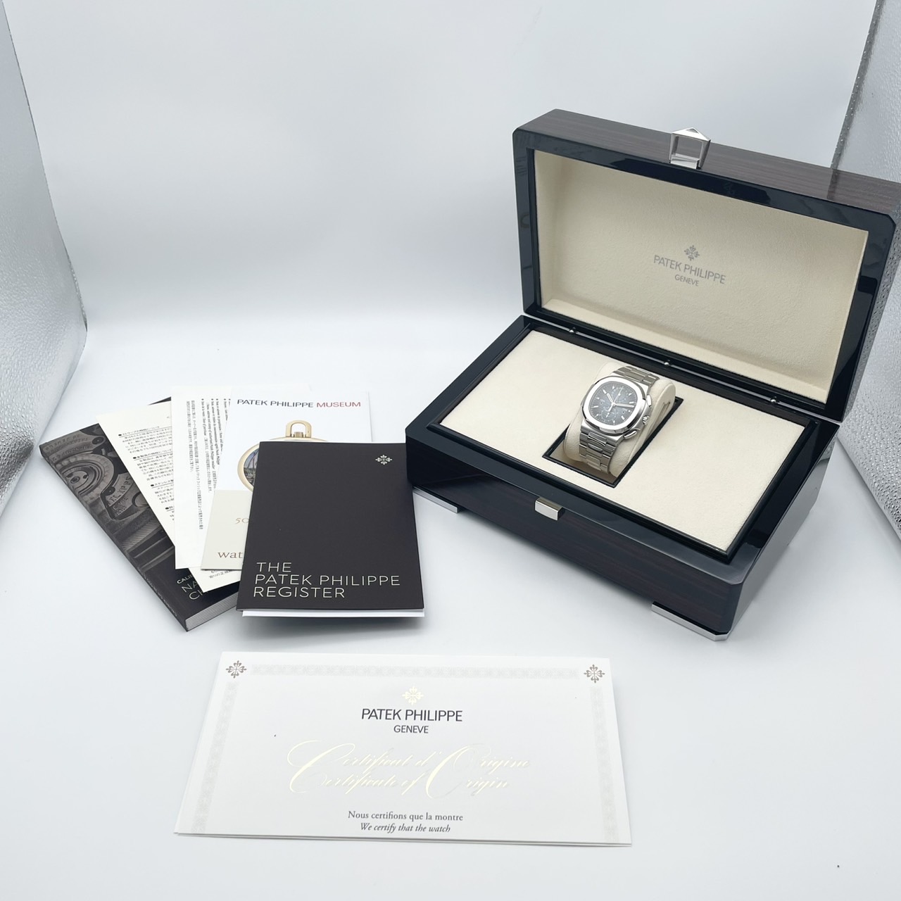 �ڿ��Хå�����͡����ۥѥƥå��ե���å� �Ρ����饹 5990/1A-011 �֥롼 40.5mm