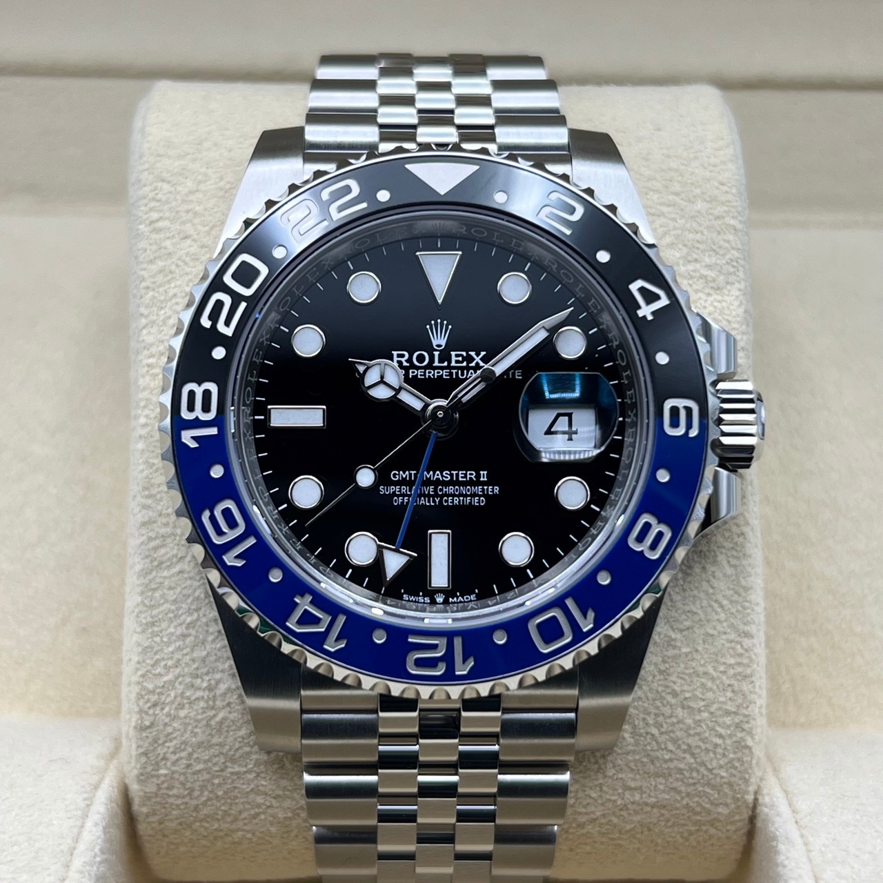 ����å��� GMT�ޥ�����II 126710BLNR ����ӥ꡼�֥쥹��å� �֥�å� �Хåȥޥ� 40mm