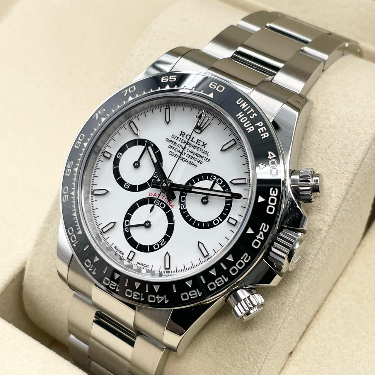 ���ݾڽ�����2026ǯ5��ۥ���å��� �ǥ��ȥ� 126500LN �ۥ磻�� ���ƥ�쥹�������� 40mm