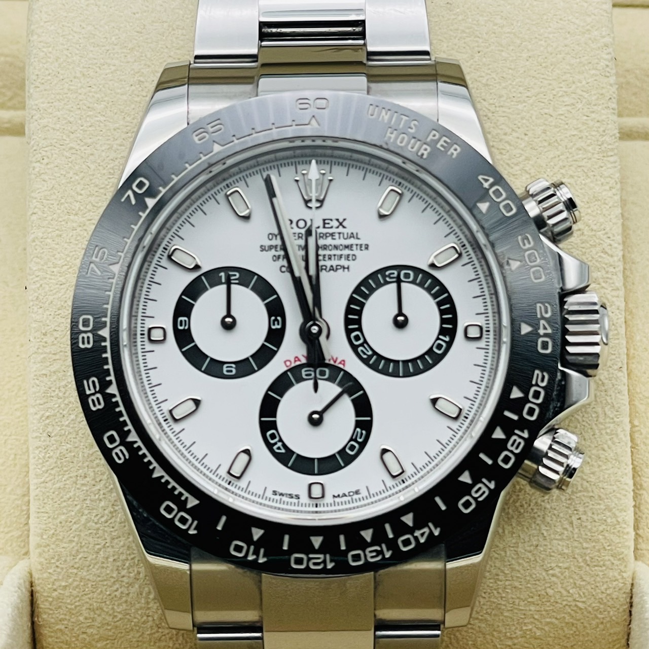 ����å��� �ǥ��ȥ� 116500LN �����������֥쥹��å� �ۥ磻�� 40mm