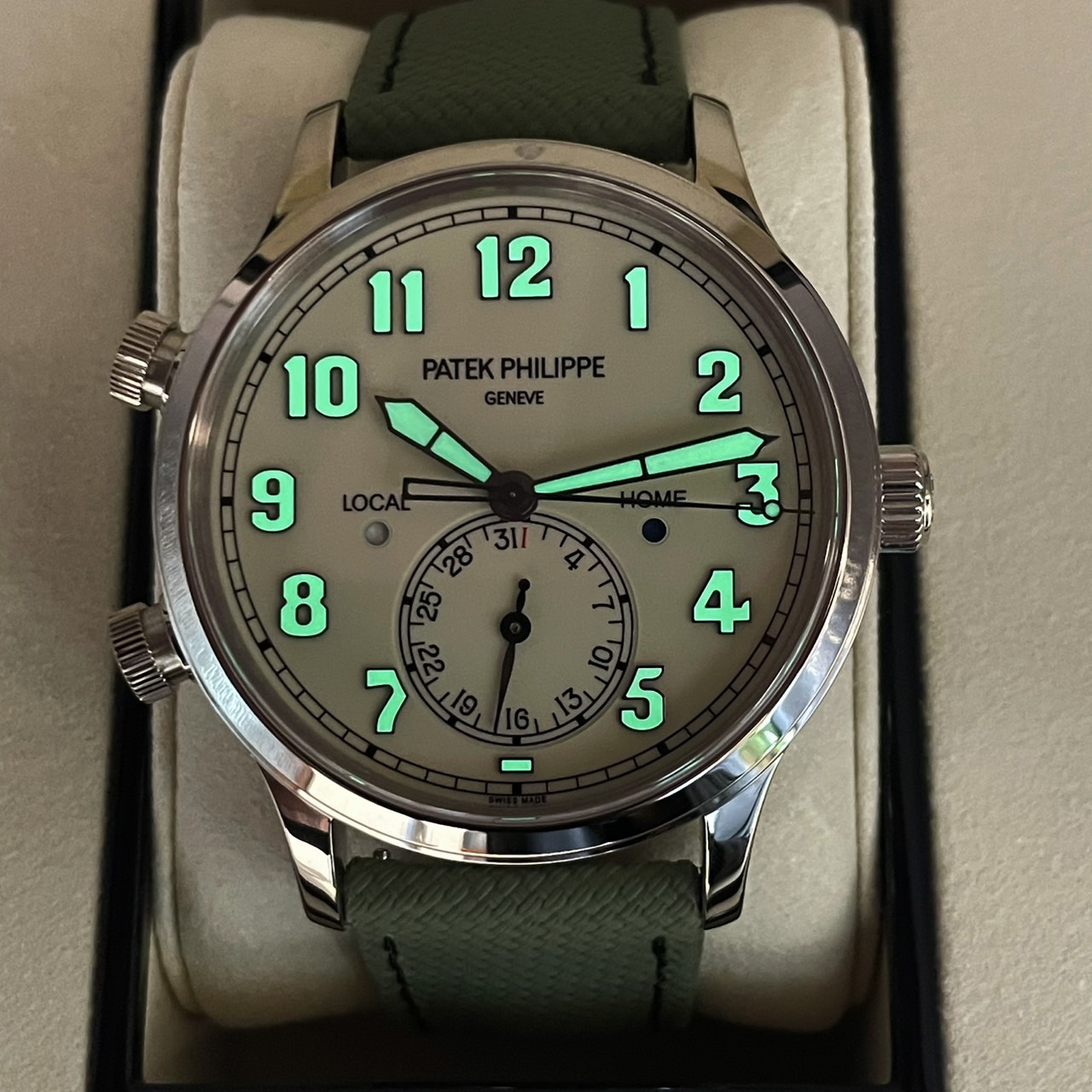 964ߡ25ǯ3ָ䡪ۥѥƥåեå ȥ 5524G-010 ۥ磻ȥ ܥ꡼ 42mm