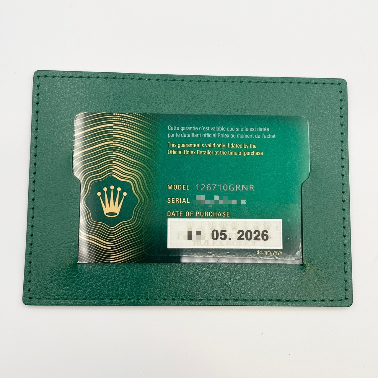 ���ݾڽ�����2026ǯ5��ۥ���å��� GMT�ޥ�����II 126710GRNR �֥�å� ����ӥ꡼�֥쥹 40mm