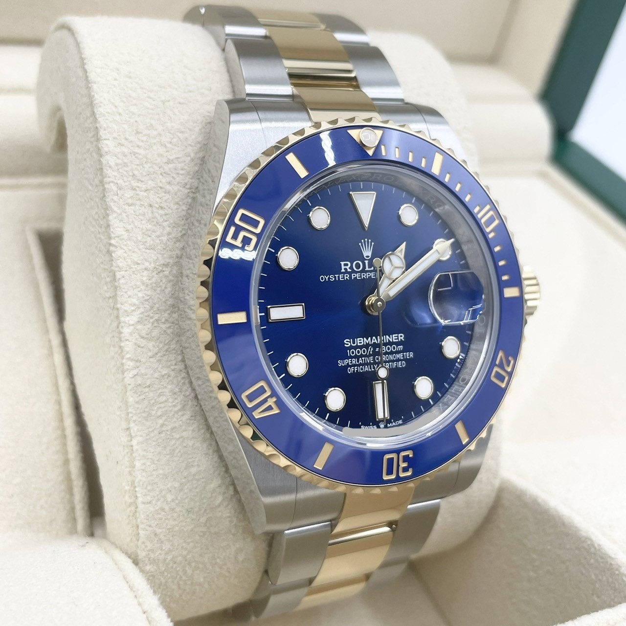 ロレックス(ROLEX) サブマリーナー デイト ブルー 116613LB ステンレススティール/イエローゴールド つやあり