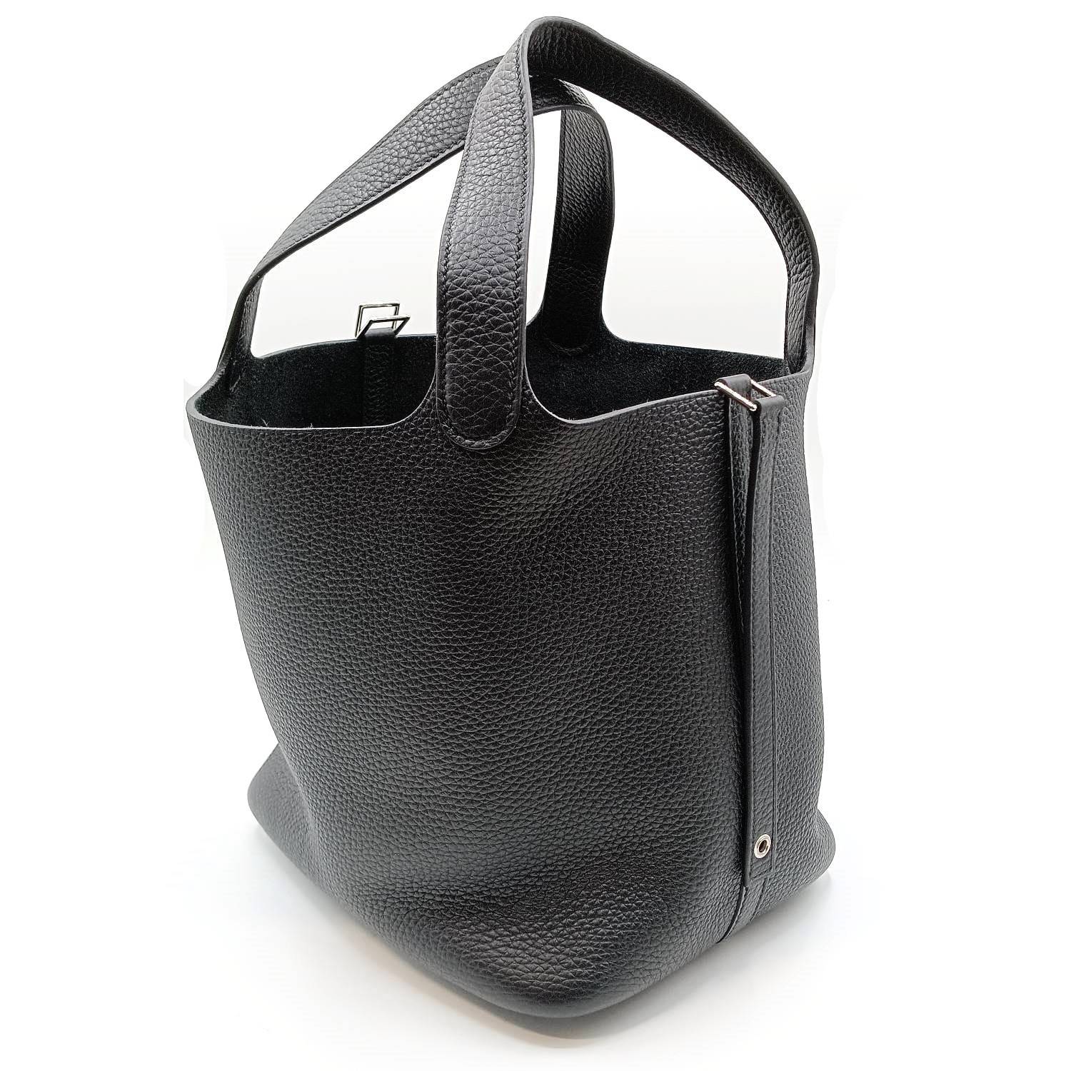 エルメス ピコタンロックMM ノワール トリヨンクレマンス シルバー金具