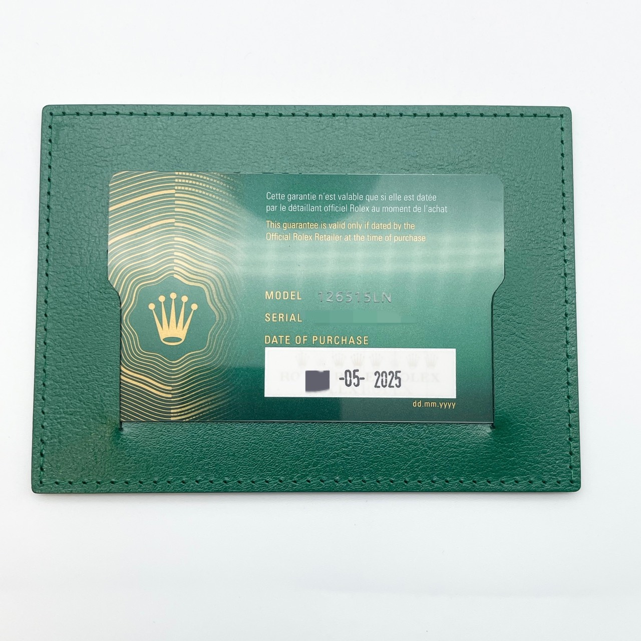 ���ݾڽ�����2025ǯ���ۥ���å��� �ǥ��ȥ� 126515LN �֥饤�ȥ֥�å������������  40mm