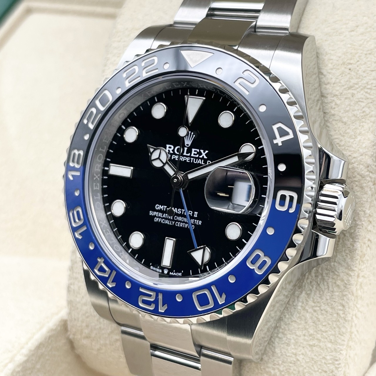 ����å��� GMT�ޥ�����II 126710BLNR �Хåȥޥ� �����������֥쥹 40mm