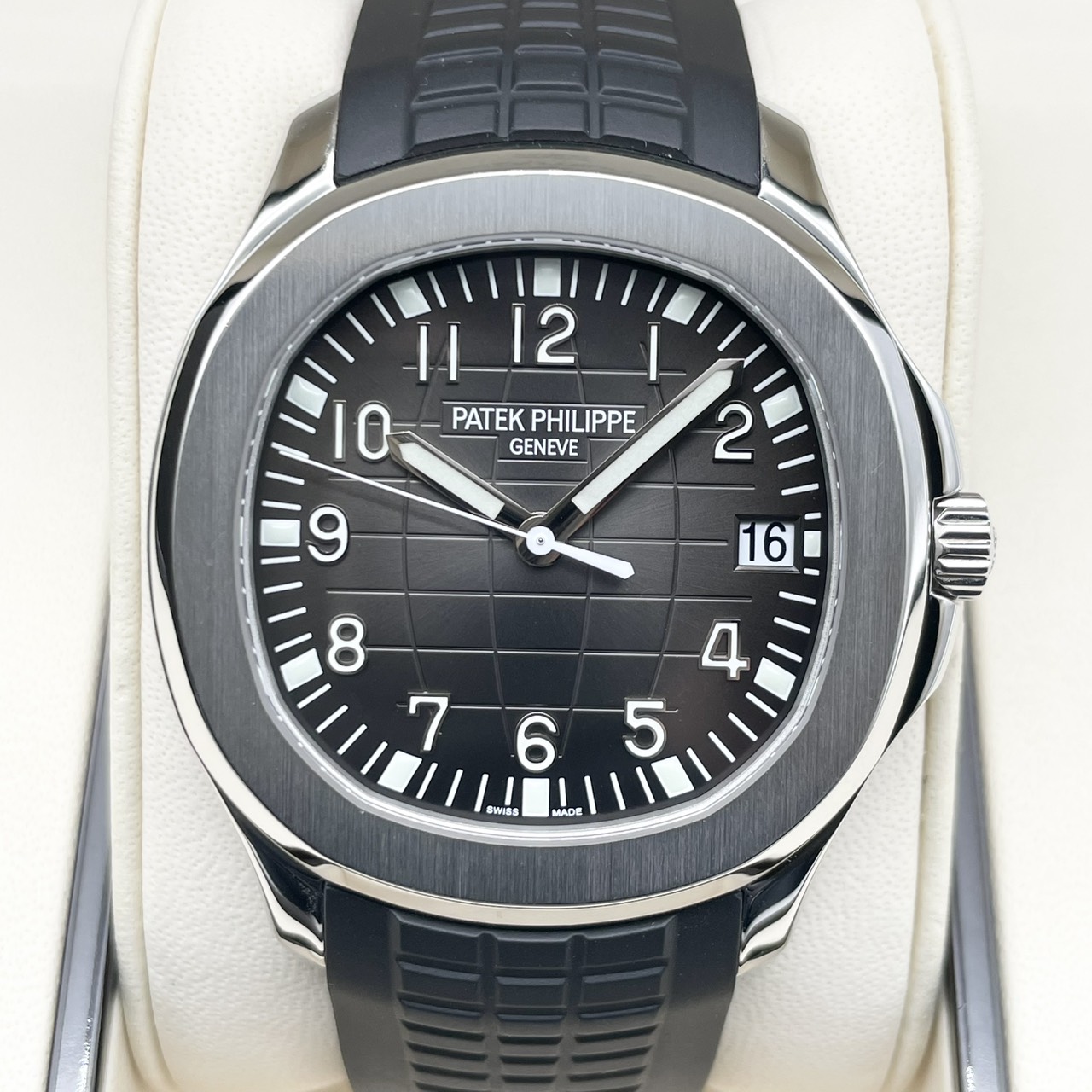 ���ݾڽ���°�ʴ������ۥѥƥå��ե���å� �������Ρ��� 5167A-001 �֥�å� 40.8mm ���ƥ�쥹