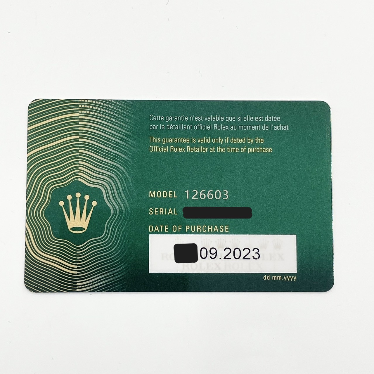 ����å��� �����ɥ����顼 126603 �֥�å� 43mm