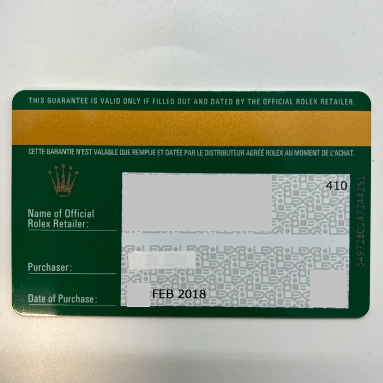 ����å��� �ǥ��ȥ� 116500LN �ۥ磻�� �����������֥쥹 40mm