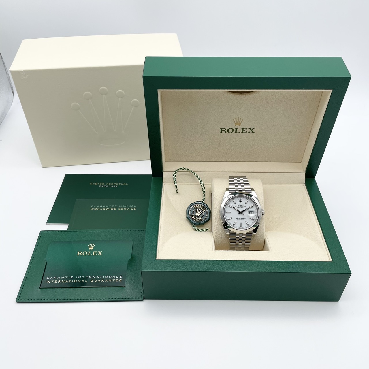 ����å��� �ǥ��ȥ��㥹�� 126300 �ۥ磻�� ���ƥ�쥹�������롡41mm