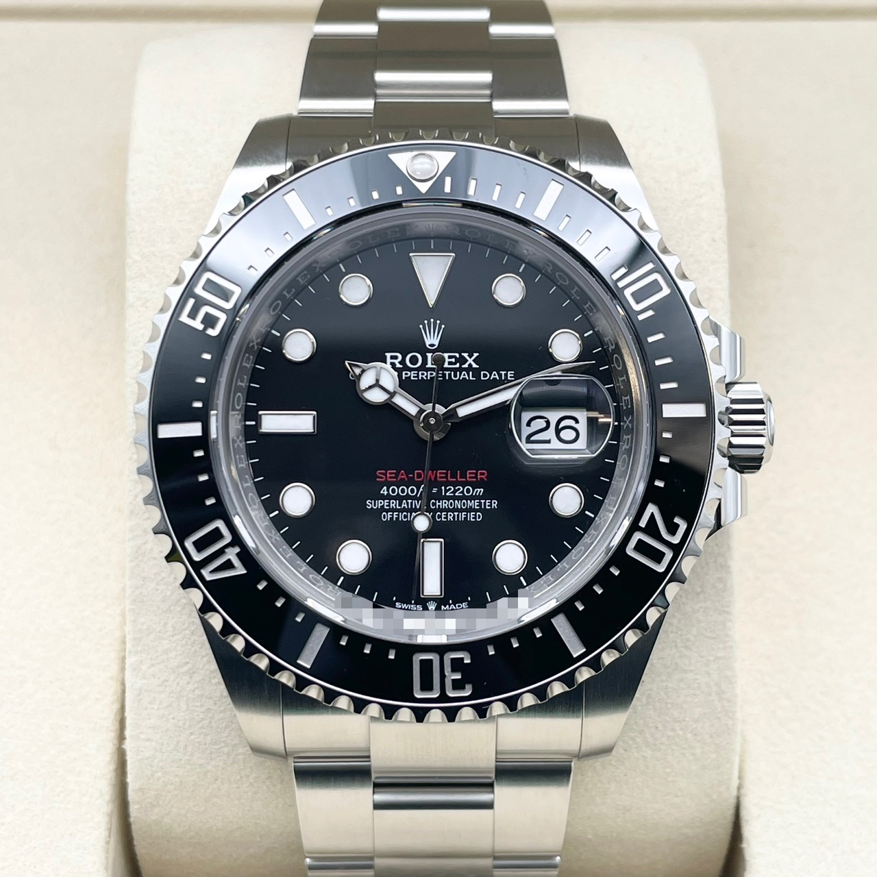 ���ݾڽ�����2026ǯ1��ۥ���å��� �����ɥ����顼 126600 �֥�å� 43mm