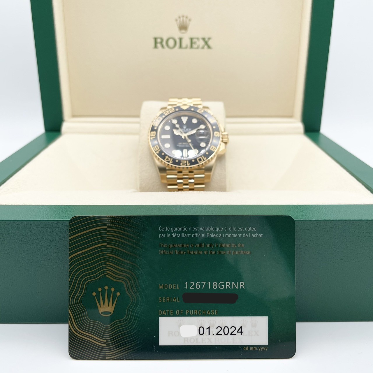 ����å��� GMT�ޥ�����II 126718GRNR ����ӥ꡼�֥쥹��å� �֥�å� 40mm