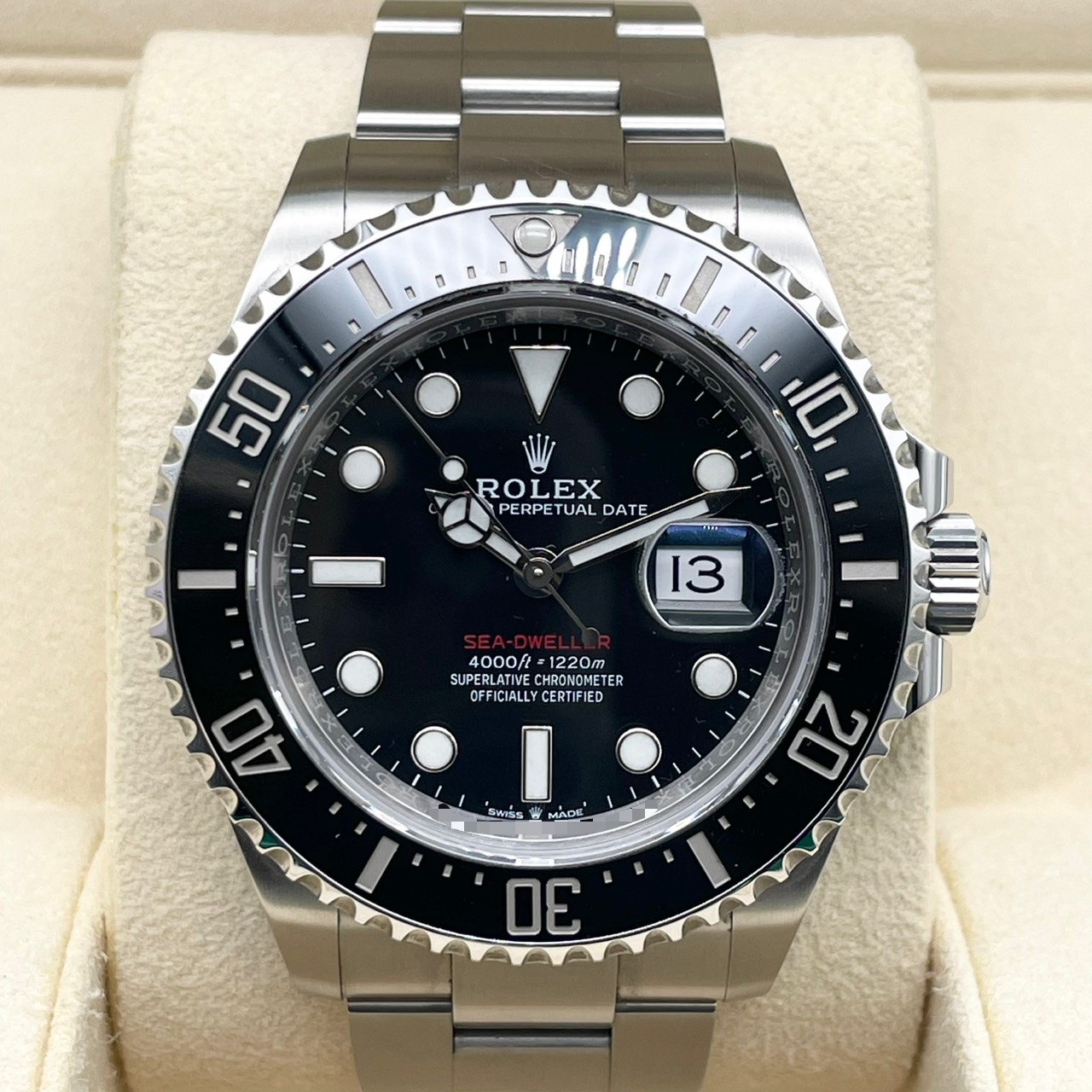 �ڤ��Ͳ����ò��ۥ���å��� �����ɥ����顼 126600 �֥�å� ���ƥ�쥹�������� 43mm