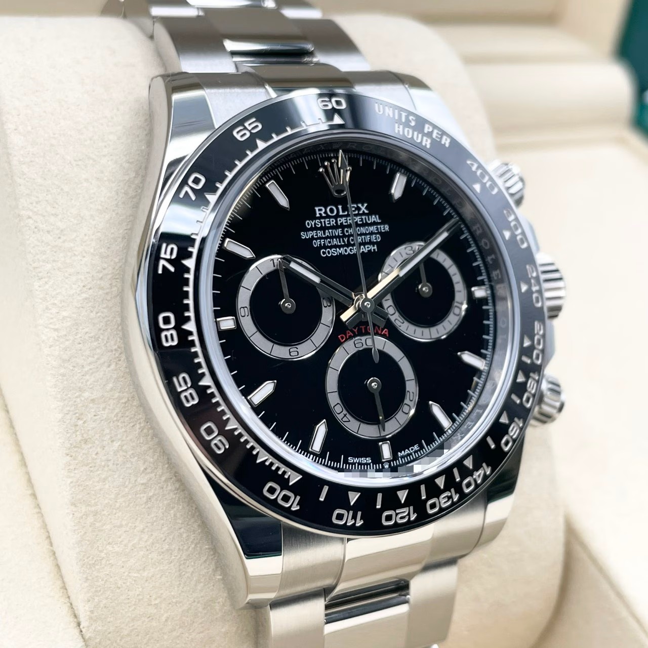 ���ݾڽ�����2026ǯ7��ۥ���å��� �ǥ��ȥ� 126500LN �֥�å� ���ƥ�쥹�������� �����������֥쥹 40mm