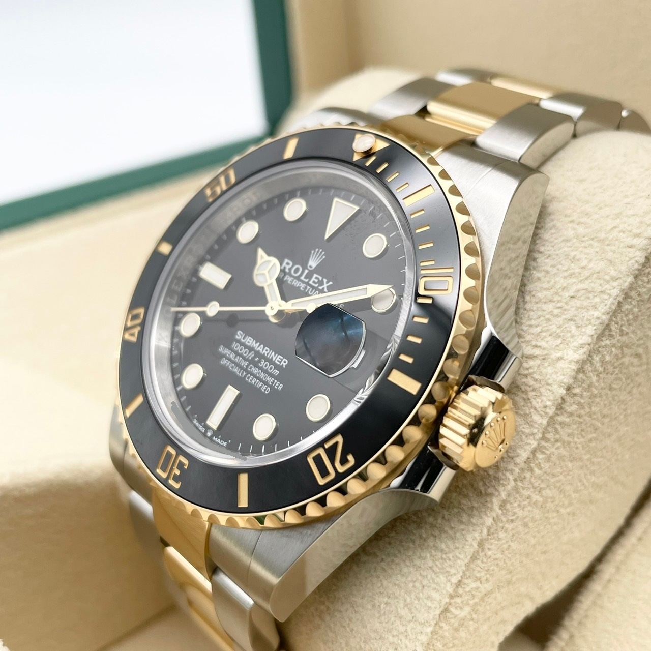 ����å��� ���֥ޥ꡼�ʥǥ��� 126613LN �֥�å� ���ƥ�쥹��������+��������������� 41mm