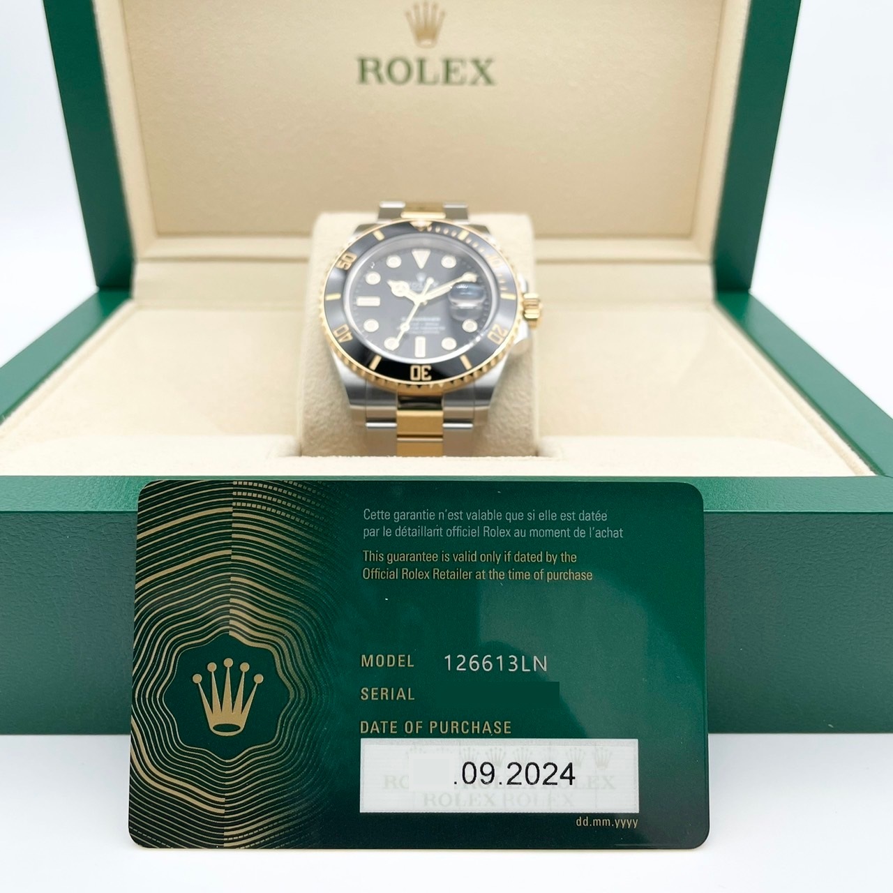 ����å��� ���֥ޥ꡼�ʥǥ��� 126613LN �֥�å� ���ƥ�쥹��������+��������������� 41mm