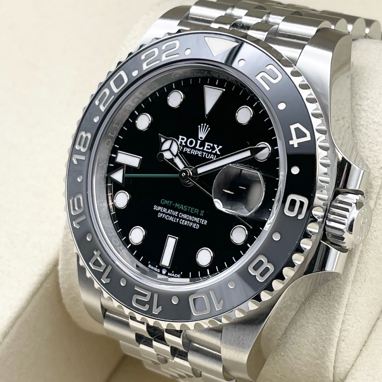 ���ݾڽ�����2025ǯ10��ۥ���å��� GMT�ޥ�����II 126710GRNR �֥�å� ����ӥ꡼�֥쥹��å� 40mm