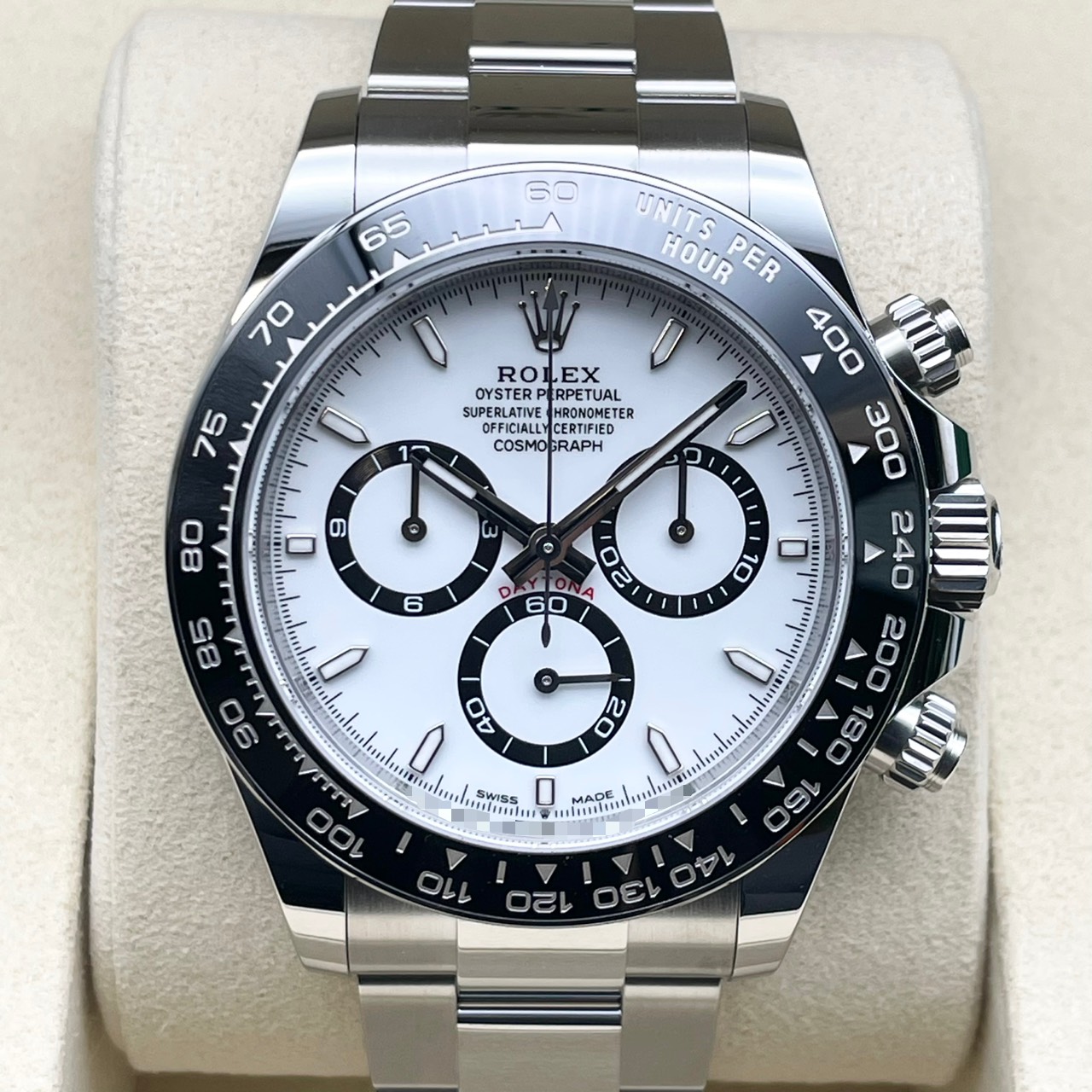 ���ݾڽ�����2026ǯ2��ۥ���å��� �ǥ��ȥ� 126500LN �ۥ磻�� ���ƥ�쥹�������� 40mm
