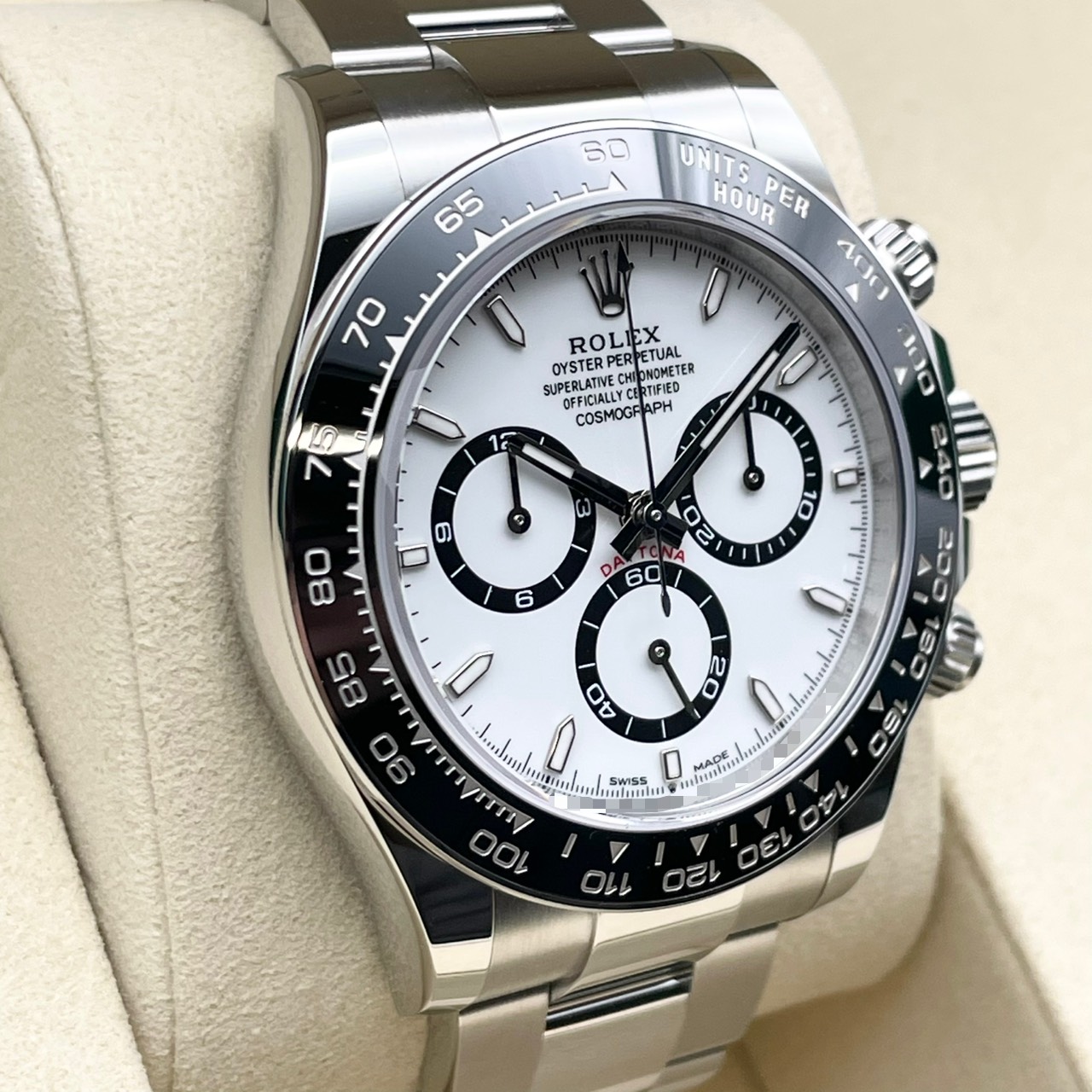 ���ݾڽ�����2026ǯ2��ۥ���å��� �ǥ��ȥ� 126500LN �ۥ磻�� ���ƥ�쥹�������� 40mm