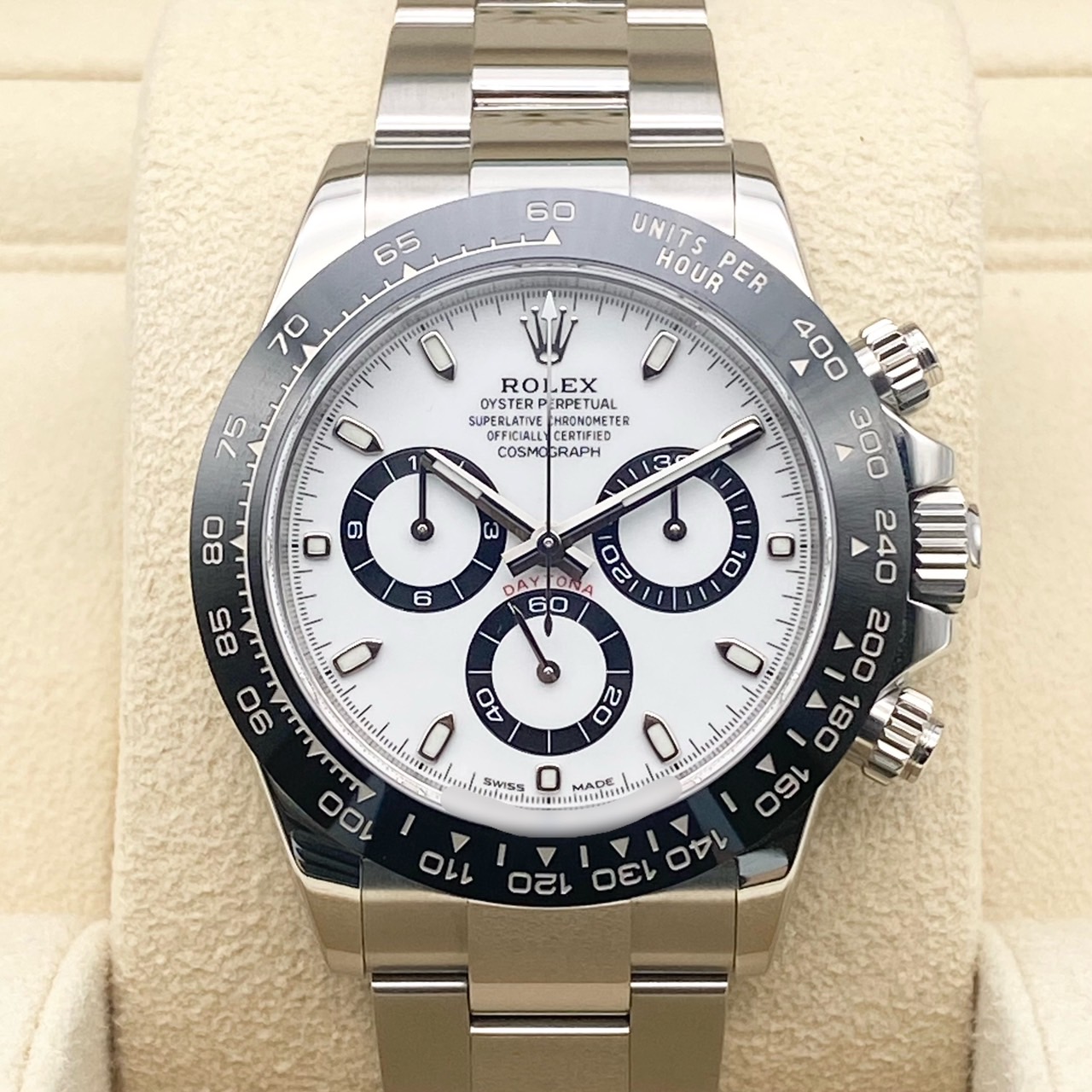 ����å��� �ǥ��ȥ� 116500LN �ۥ磻�� �����������֥쥹 40mm