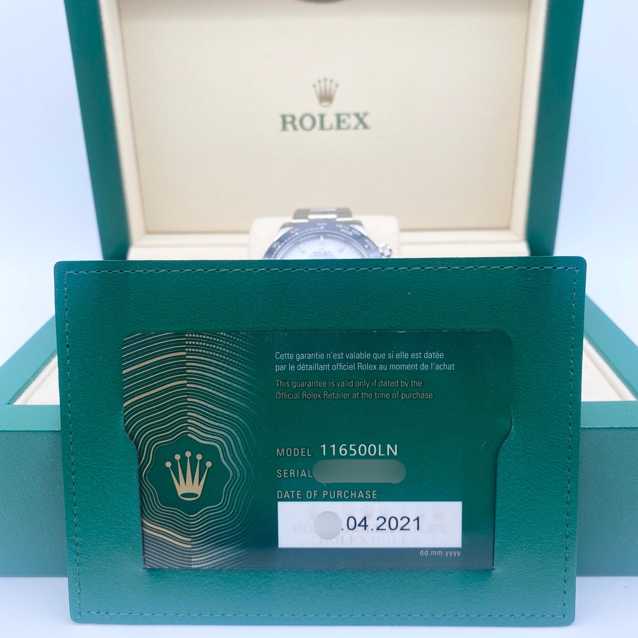 ����å��� �ǥ��ȥ� 116500LN �ۥ磻�� �����������֥쥹 40mm