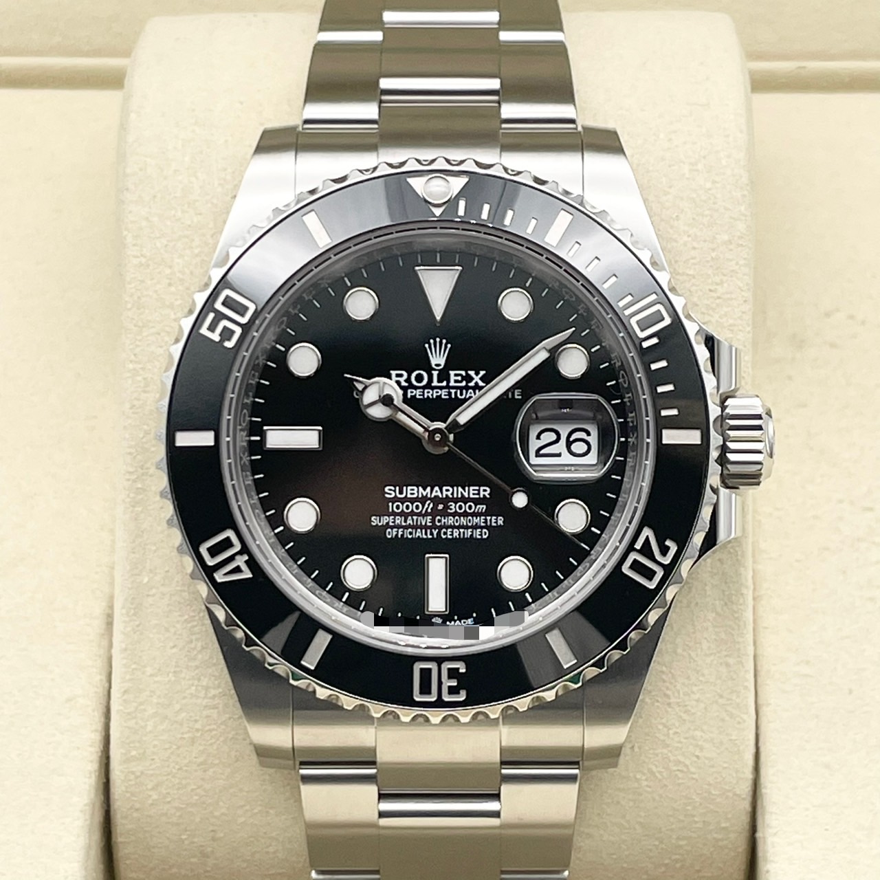 ��25ǯ8���顪�� ����å��� ���֥ޥ꡼�ʡ��ǥ��� 126610LN �֥�å� 41mm