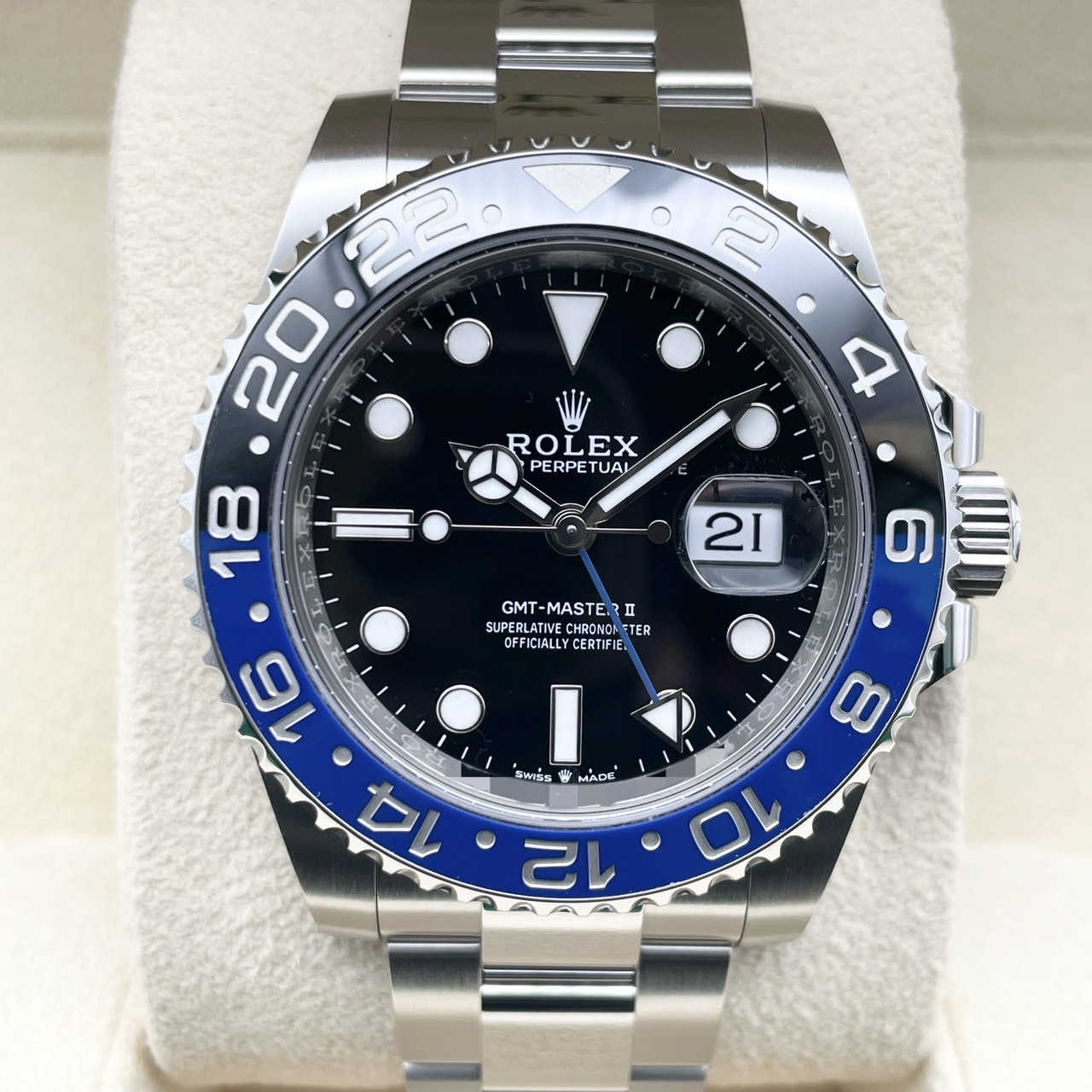 ����å��� GMT�ޥ�����II 126710BLNR �Хåȥޥ� �����������֥쥹 40mm