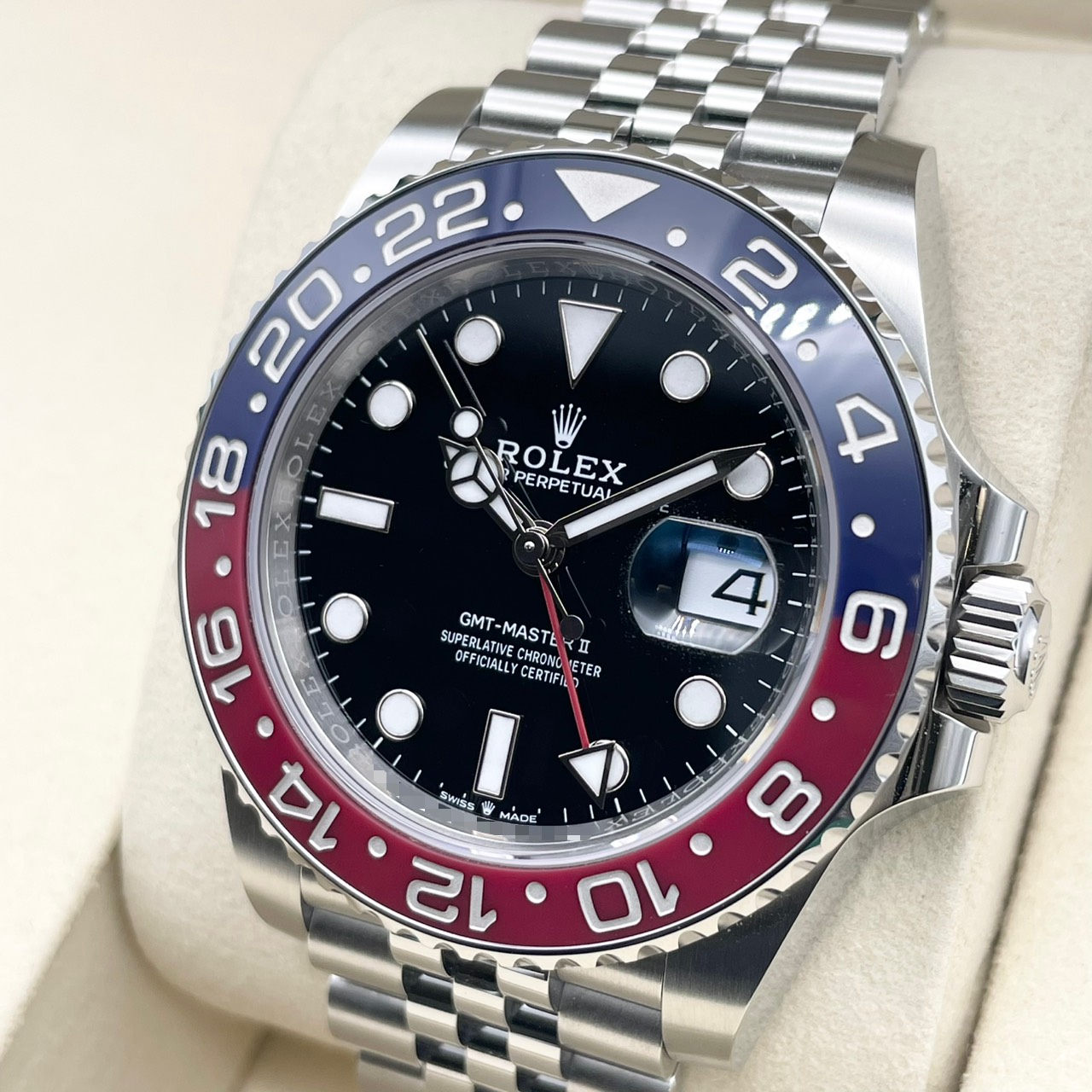 ����å��� GMT�ޥ�����II 126710BLRO �ڥץ� ����ӥ꡼�֥쥹��å� �֥�å� 40mm