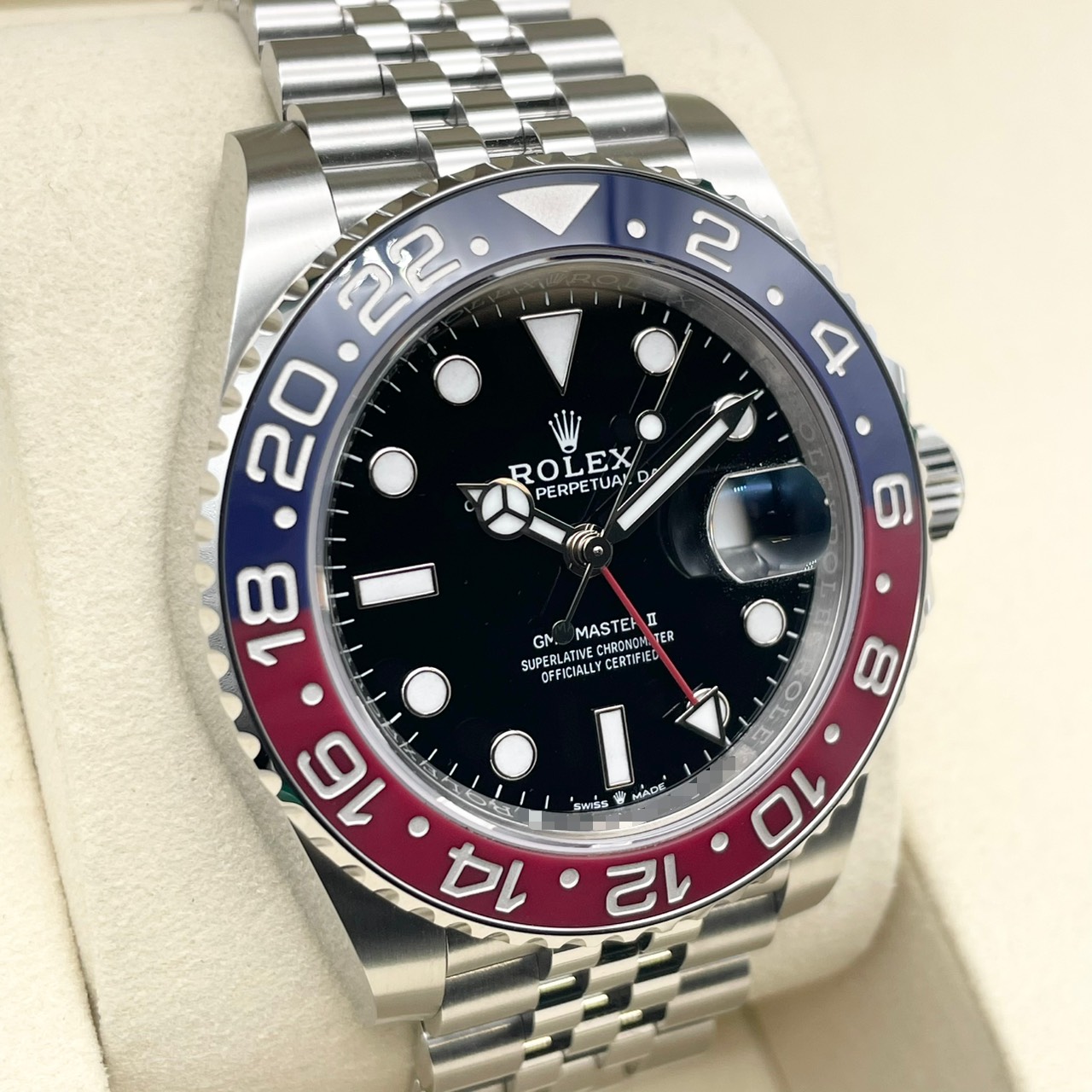 ����å��� GMT�ޥ�����II 126710BLRO �ڥץ� ����ӥ꡼�֥쥹��å� �֥�å� 40mm