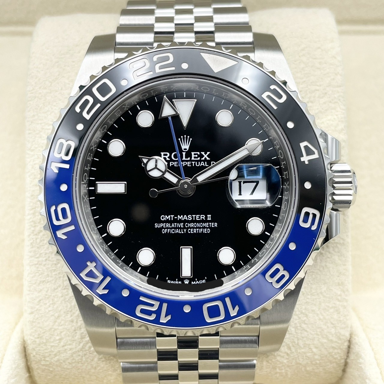 ����å��� GMT�ޥ�����II 126710BLNR ����ӥ꡼�֥쥹��å� �֥�å� �Хåȥޥ� 40mm