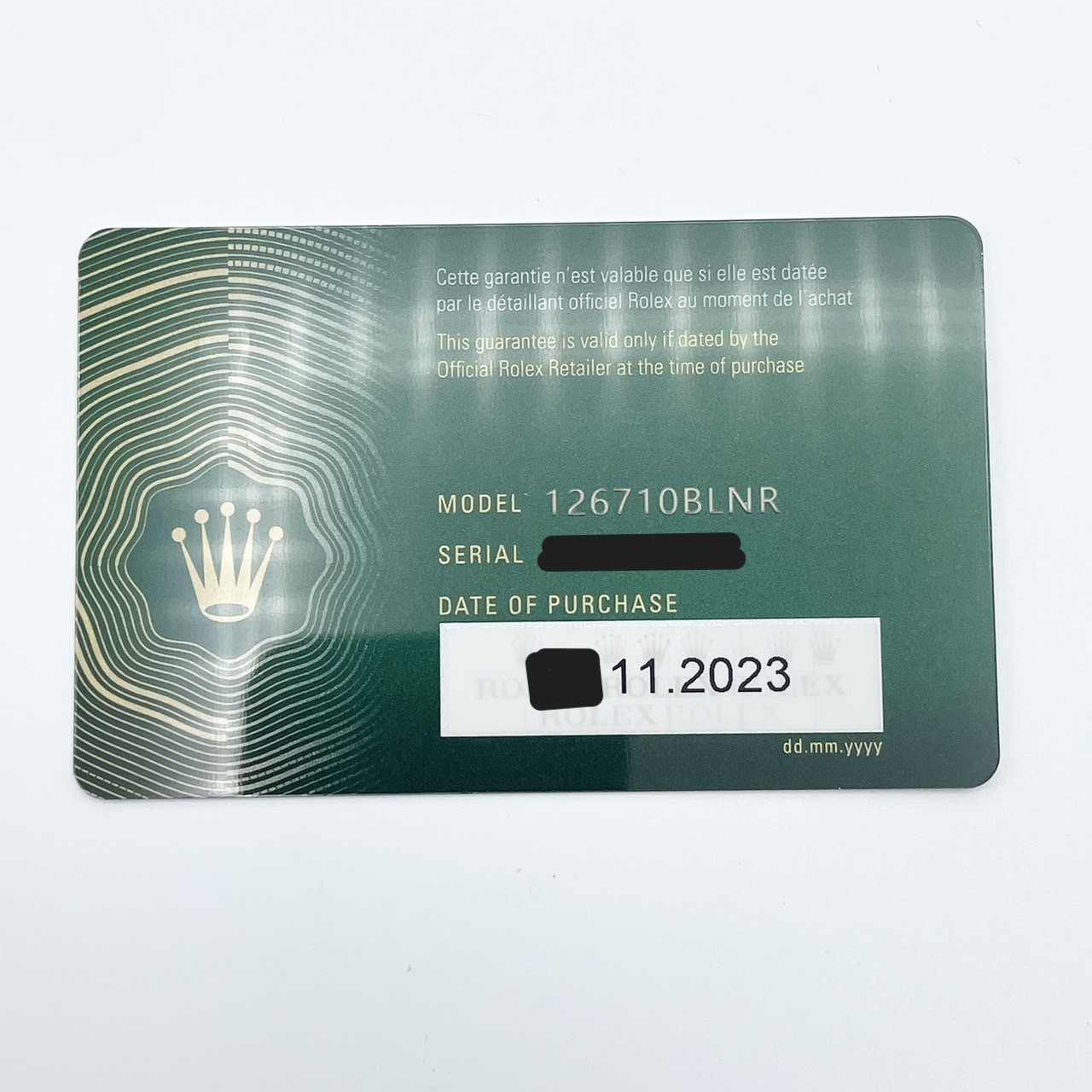 ����å��� GMT�ޥ�����II 126710BLNR ����ӥ꡼�֥쥹��å� �֥�å� �Хåȥޥ� 40mm