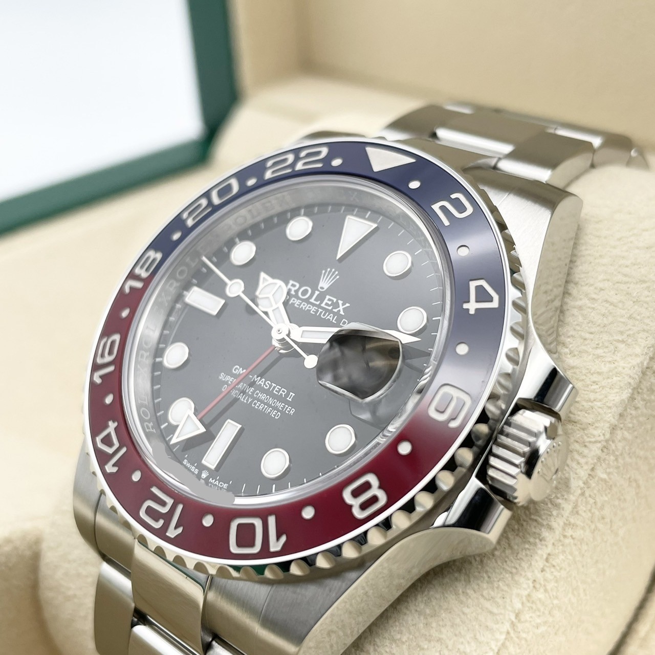 ����å��� GMT�ޥ�����II 126710BLRO �ڥץ� �����������֥쥹��å� �֥�å� 40mm