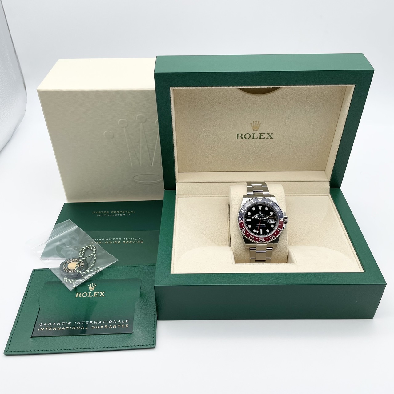 ����å��� GMT�ޥ�����II 126710BLRO �ڥץ� �����������֥쥹��å� �֥�å� 40mm
