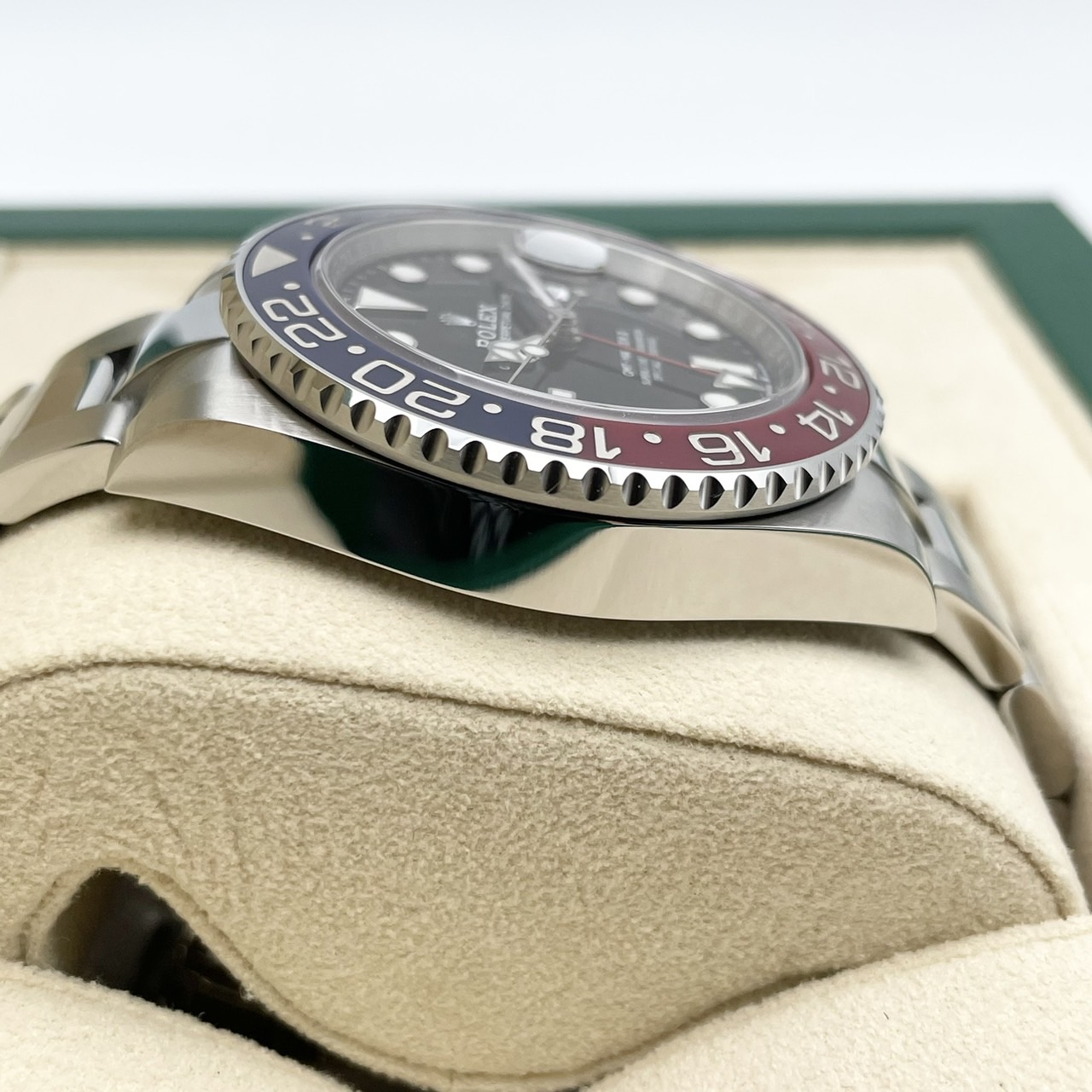 ����å��� GMT�ޥ�����II 126710BLRO �ڥץ� �����������֥쥹��å� �֥�å� 40mm