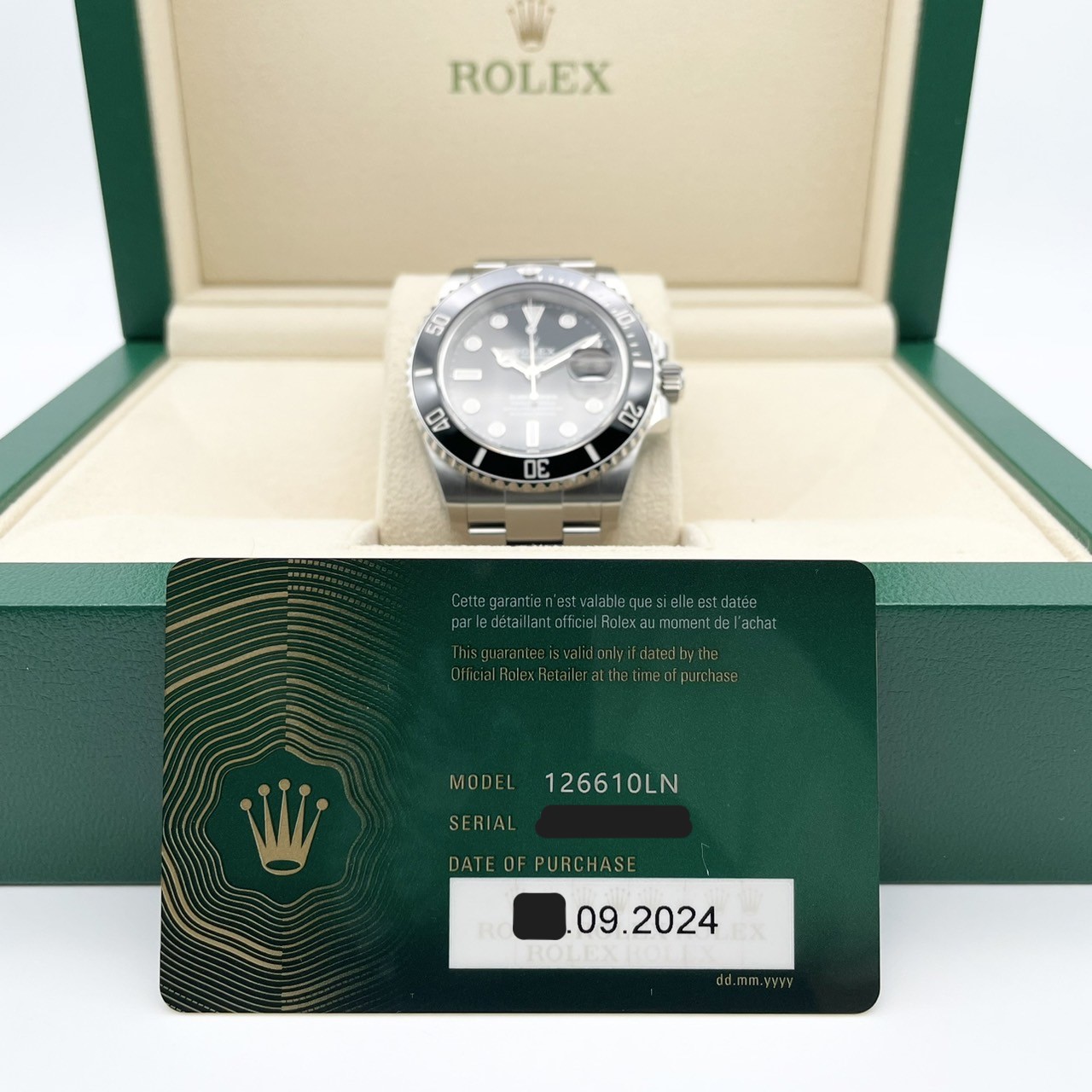 �ڸ��ꥭ���ڡ���ۥ���å��� ���֥ޥ꡼�ʥǥ��� 126610LN �֥�å� 41mm