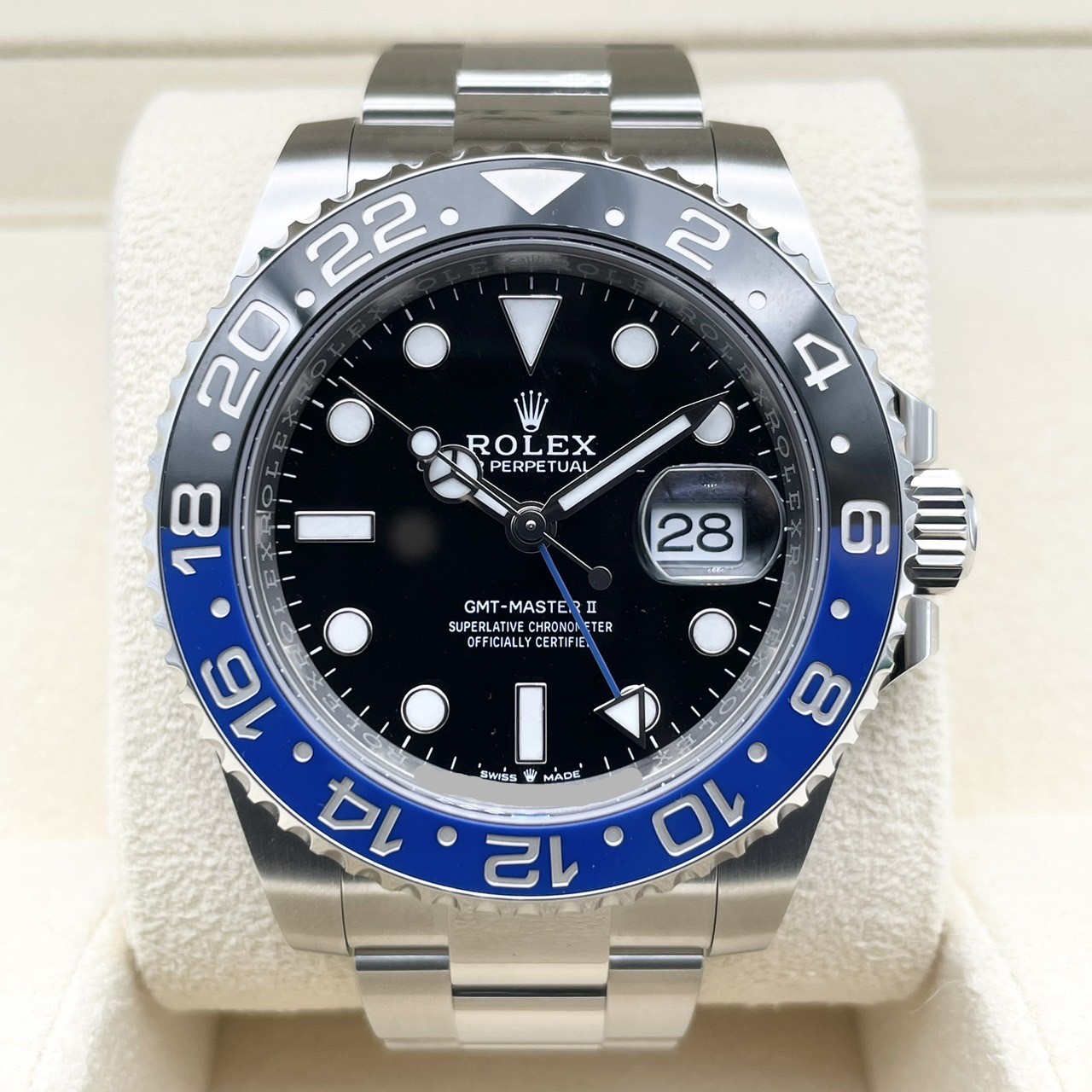 ��11/30(��)�ޤǸ������ò��ۥ���å��� GMT�ޥ�����II 126710BLNR �Хåȥޥ� �����������֥쥹 40mm