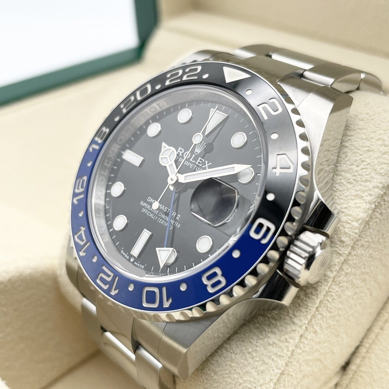 ��11/30(��)�ޤǸ������ò��ۥ���å��� GMT�ޥ�����II 126710BLNR �Хåȥޥ� �����������֥쥹 40mm