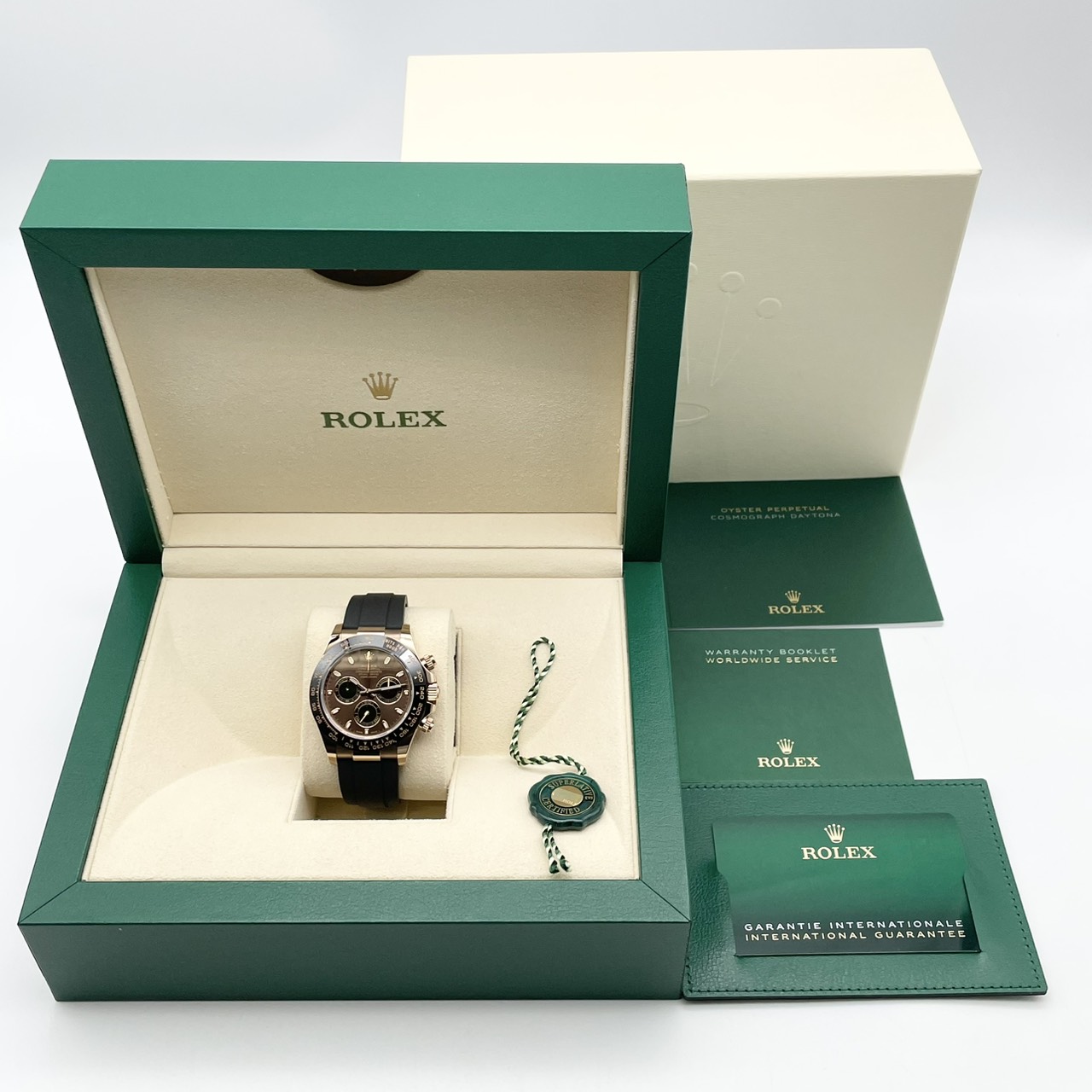 �ڿ��������°�����ۥ���å��� �ǥ��ȥ� 116515LN ���祳�졼�ȡ��֥�å� ���С�������������� �����������ե�å��� 40mm