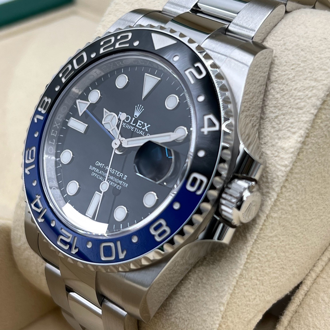 ��10/15�ޤ��ò��ۥ���å��� GMT�ޥ�����II 126710BLNR �����������֥쥹��å� �֥�å� �Хåȥޥ� 40mm