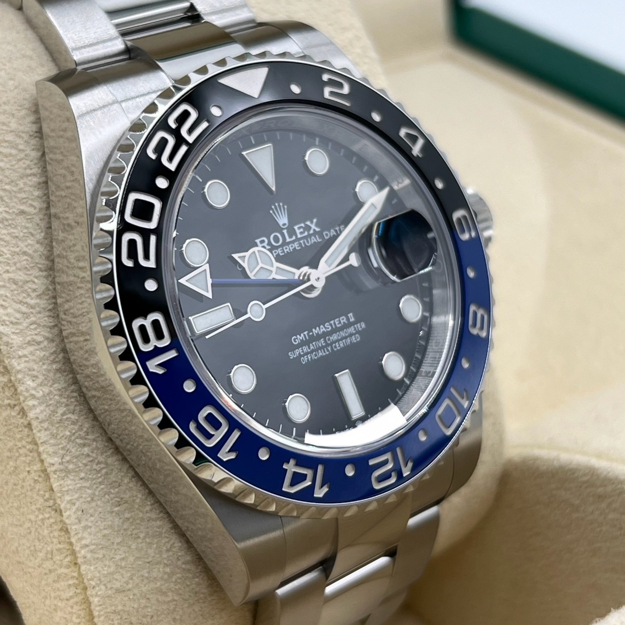 ��10/15�ޤ��ò��ۥ���å��� GMT�ޥ�����II 126710BLNR �����������֥쥹��å� �֥�å� �Хåȥޥ� 40mm