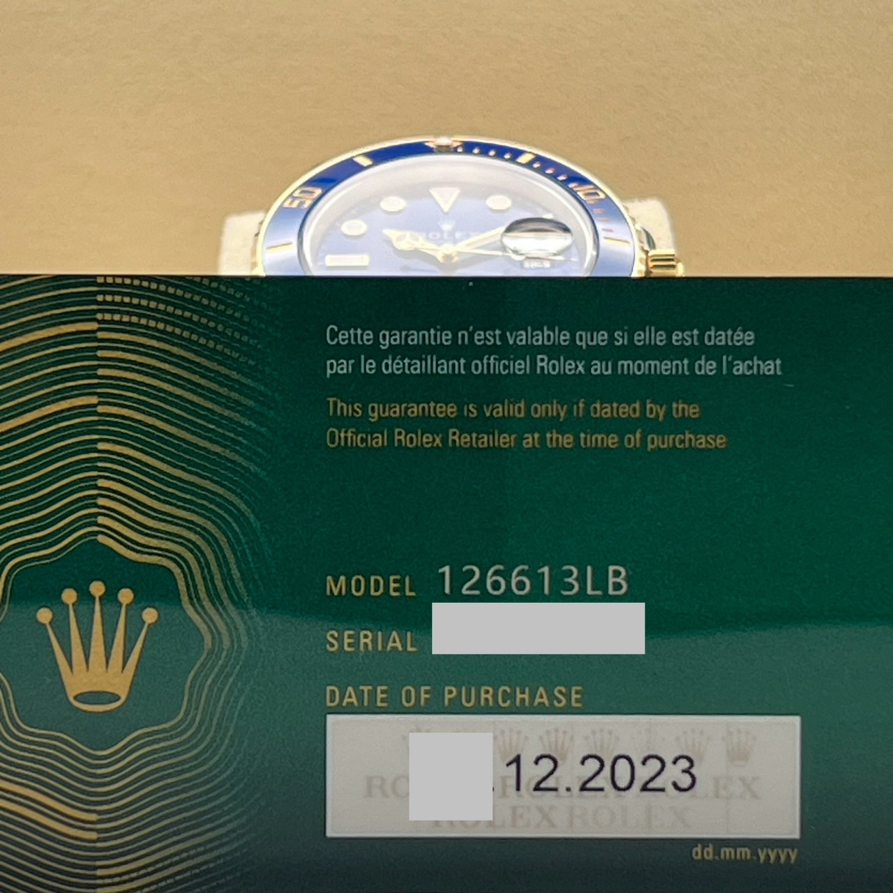 GWò ۥå ֥ޥ꡼ ǥ 126613LB ֥쥹å ֥롼 41mm